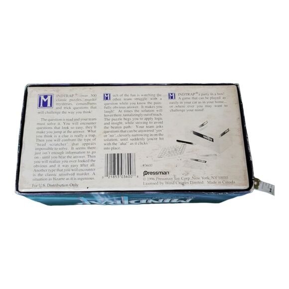 MindTrap - VINTAGE Card Game - MindTrap Games Inc 1991 - Picture 6 of 6